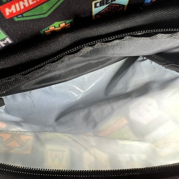 Minecraft Large 16" School Backpack Detachable Lunch Bag for Kids Boys - Picture 9 of 16